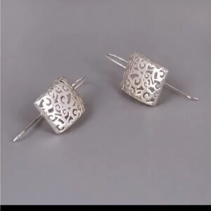 Intricate silver Filigree Earrings